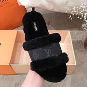 Louis Vuitton Lock It Flat Mules Slipper All Black - 1A8770 - 2