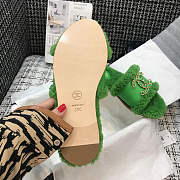 Chanel Slipper Green - 6