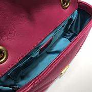 Gucci Marmont Velvet Rose Red – 446744 – 23x14x6cm - 3
