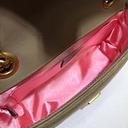 Gucci Marmont Velvet Taupe – 446744 – 23x14x6cm - 2