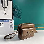 Gucci Horsebit 1955 Shoulder Bag Brown  – 645454 – 22.5x17x6.5cm - 6