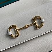 Gucci Horsebit 1955 Shoulder Bag White  – 645454 – 22.5x17x6.5cm - 3