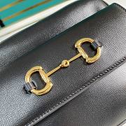 Gucci Horsebit 1955 Shoulder Bag Black  – 645454 – 22.5x17x6.5cm - 4