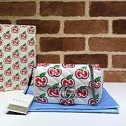 Gucci GG Marmont Shoulder bag Apple Print – 476433 –16.5x10.2x5.1cm - 1