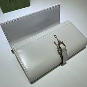 Gucci White Leather Chain Bag – 652681  –19x10x3.5 cm - 4