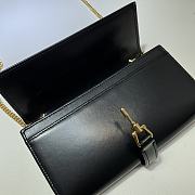 Gucci Black Leather Chain Bag – 652681  –19x10x3.5 cm - 4