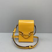 Gucci GG Liberty 1955 Horsebit Mobile Phone Bag Yellow – 2278 –170x11x4 cm - 1