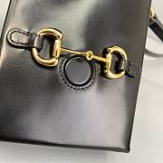 Gucci GG Liberty 1955 Horsebit Mobile Phone Bag Black– 2278 –170x11x4 cm - 6