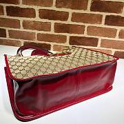 Gucci Horsebit 1955 Large Tote Bag Original GG Canvas Red– 623695 – 42x32x13 cm - 4