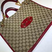 Gucci Horsebit 1955 Large Tote Bag Original GG Canvas Red– 623695 – 42x32x13 cm - 3