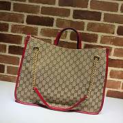 Gucci Horsebit 1955 Large Tote Bag Original GG Canvas Red– 623695 – 42x32x13 cm - 5