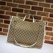 Gucci Horsebit 1955 Large Tote Bag Original GG CanvasWhite – 623695 – 42x32x13 cm - 2