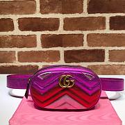 Gucci Belt Waist Bag Purple Pink – 476434 –19x11x5cm - 1
