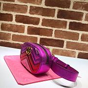Gucci Belt Waist Bag Purple Pink – 476434 –19x11x5cm - 6