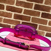 Gucci Belt Waist Bag Purple Pink – 476434 –19x11x5cm - 3