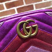Gucci Belt Waist Bag Purple Pink – 476434 –19x11x5cm - 2