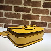 Gucci Horsebit 1955 shoulder bag yellow leather  – 602204 –25x18x8 cm - 2