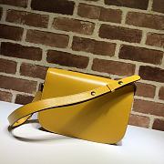 Gucci Horsebit 1955 shoulder bag yellow leather  – 602204 –25x18x8 cm - 3