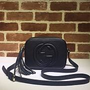 Gucci Soho Small Leather Disco Bag Black – 308364 –21x15x7 cm - 1