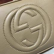 Gucci Soho Small Leather Disco Bag Beige – 308364 –21x15x7 cm - 3