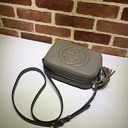 Gucci Soho Small Leather Disco Bag Grey – 308364 –21x15x7 cm - 6