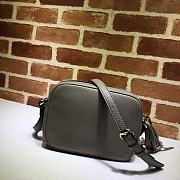 Gucci Soho Small Leather Disco Bag Grey – 308364 –21x15x7 cm - 4