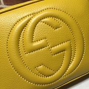 Gucci Soho Small Leather Disco Bag Yellow – 308364 –21x15x7 cm - 5