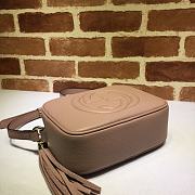 Gucci Soho Small Leather Disco Bag Pink – 308364 –21x15x7 cm - 5