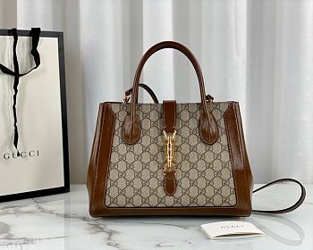 Gucci Jackie 1961 Medium Tote Bag 649016 Brown – 649016 – 30x24x12