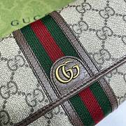 Gucci Ophidia Mini Bag Beige And Ebony GG Supreme Canvas  – 645082 – 19.5x12x3.5cm - 4
