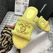 Chanel Slipper Yellow - 6