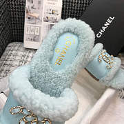 Chanel Slipper Blue - 6