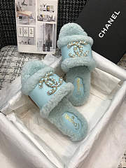 Chanel Slipper Blue - 5