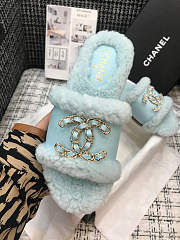 Chanel Slipper Blue - 3