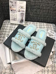 Chanel Slipper Blue - 2