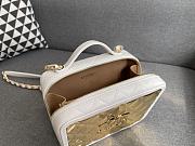 Chanel 21K Vanity Case leather handle white – 99105 – 14.5x18.5x7.5 cm - 3
