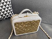Chanel 21K Vanity Case leather handle white – 99105 – 14.5x18.5x7.5 cm - 5