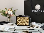 Chanel 21K Small Vanity Case leather handle black – 99105 – 15x11x6.5cm - 1