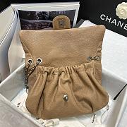 Chanel Vintage Flap Bag Brown Ball Pattern – 2910 - 30x18x4cm - 4