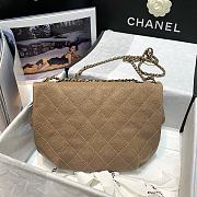 Chanel Vintage Flap Bag Brown Ball Pattern – 2910 - 30x18x4cm - 6