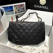 Chanel Vintage Flap Bag Black Ball Pattern – 2910 - 30x18x4cm - 4