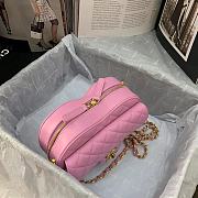 Chanel Vintage Heart Flap Bag Lambskin Pink – AS2060 - 20×17×6.5 - 3