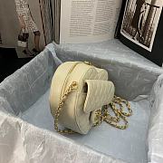 Chanel Vintage Heart Flap Bag Lambskin White – AS2060 - 20×17×6.5 - 2