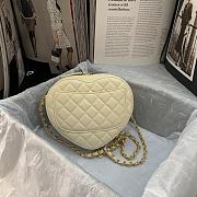Chanel Vintage Heart Flap Bag Lambskin White – AS2060 - 20×17×6.5 - 5