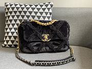 Chanel Velvet Black Bag – 26cm - 1