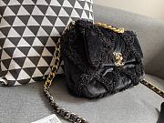 Chanel Velvet Black Bag – 26cm - 5