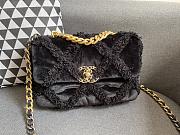 Chanel Velvet Black Bag – 26cm - 4