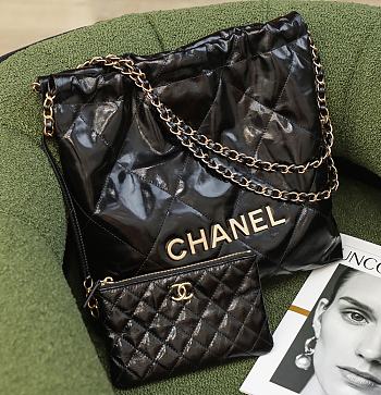 Chanel Shopping Bag Oil Wax Cowhide Retro Hardware – SS2022 - 30x7x29cm