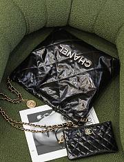 Chanel Shopping Bag Oil Wax Cowhide Retro Hardware – SS2022 - 30x7x29cm - 4