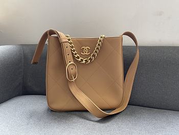 Chanel Hippie Bag Brown Gold – 29x28x7cm